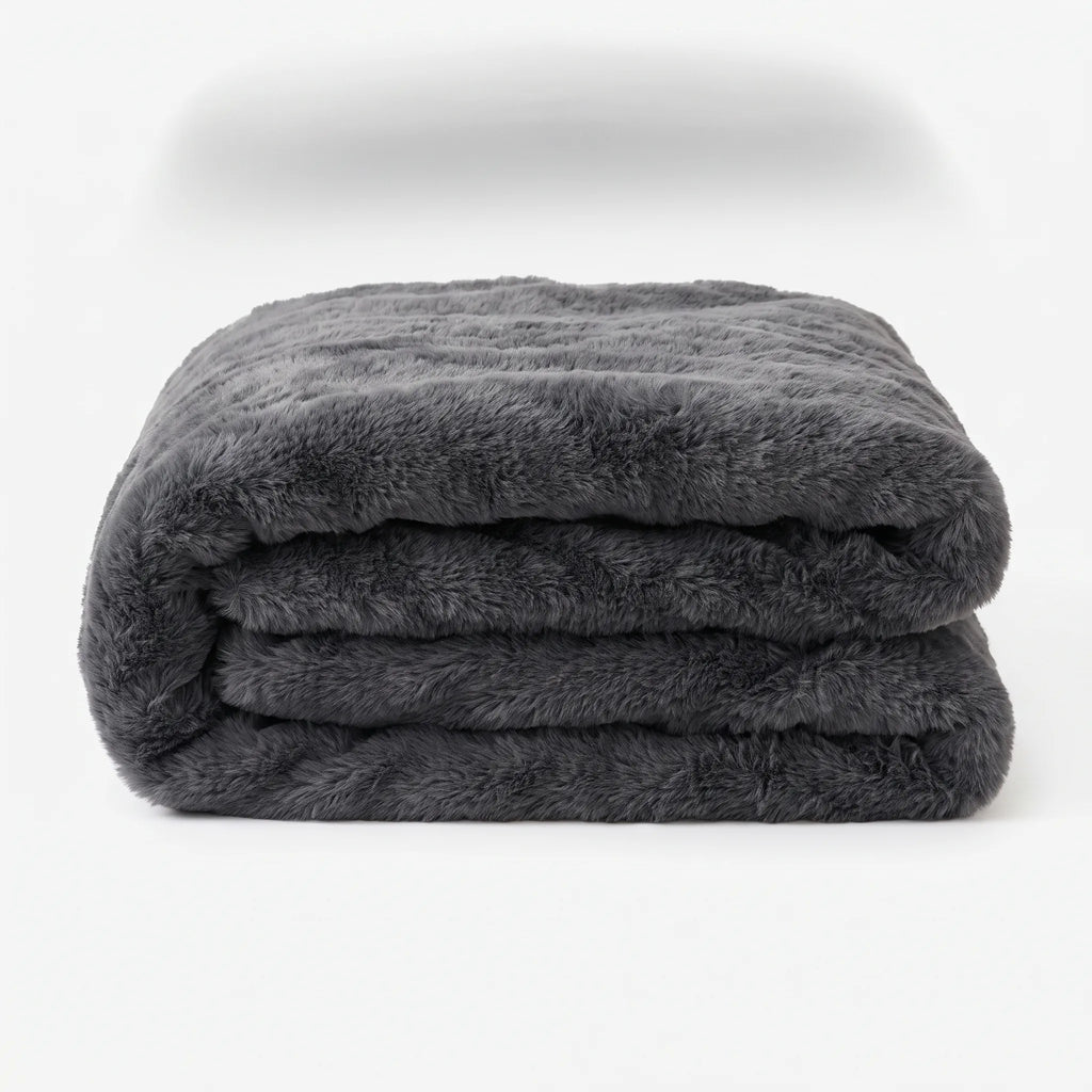 Plushira - Double-Layered Textured Throw Blanket