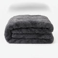 Plushira - Double-Layered Textured Throw Blanket