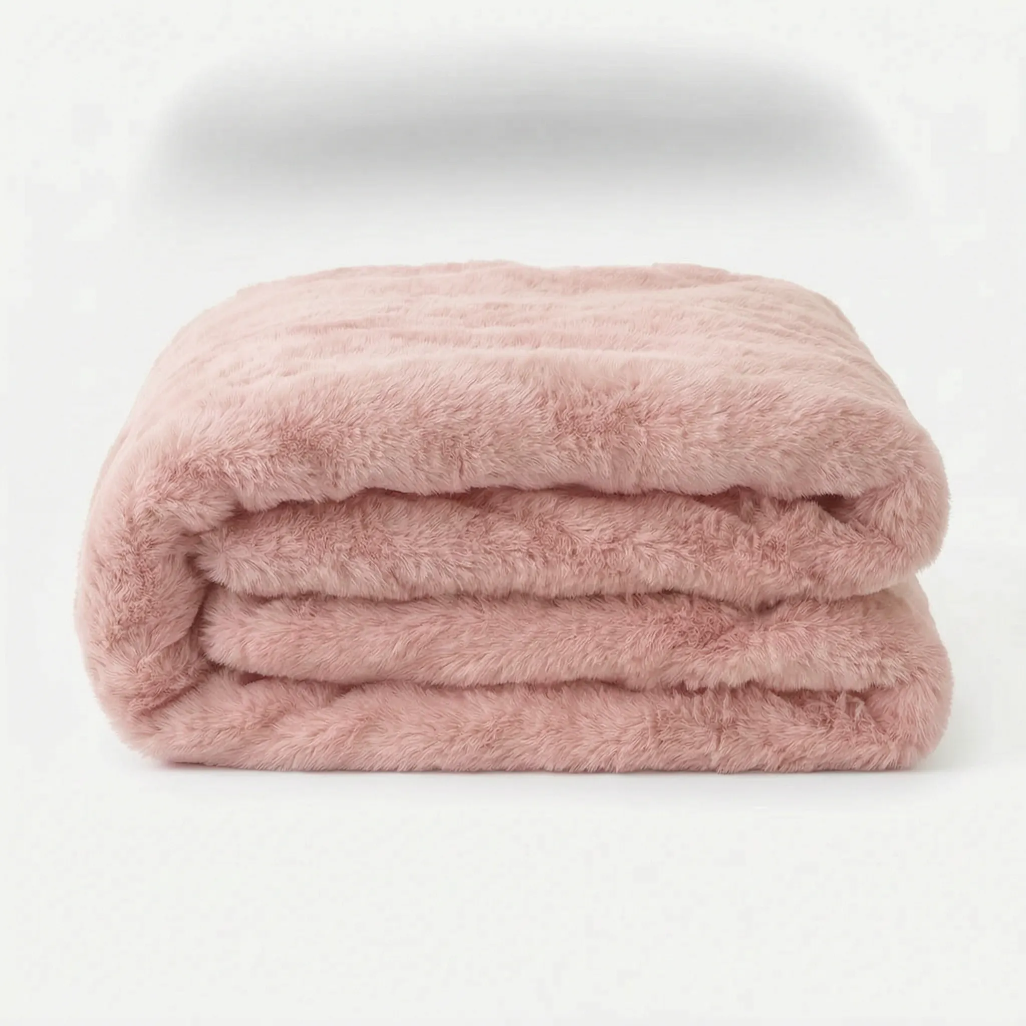 Plushira - Double-Layered Textured Throw Blanket