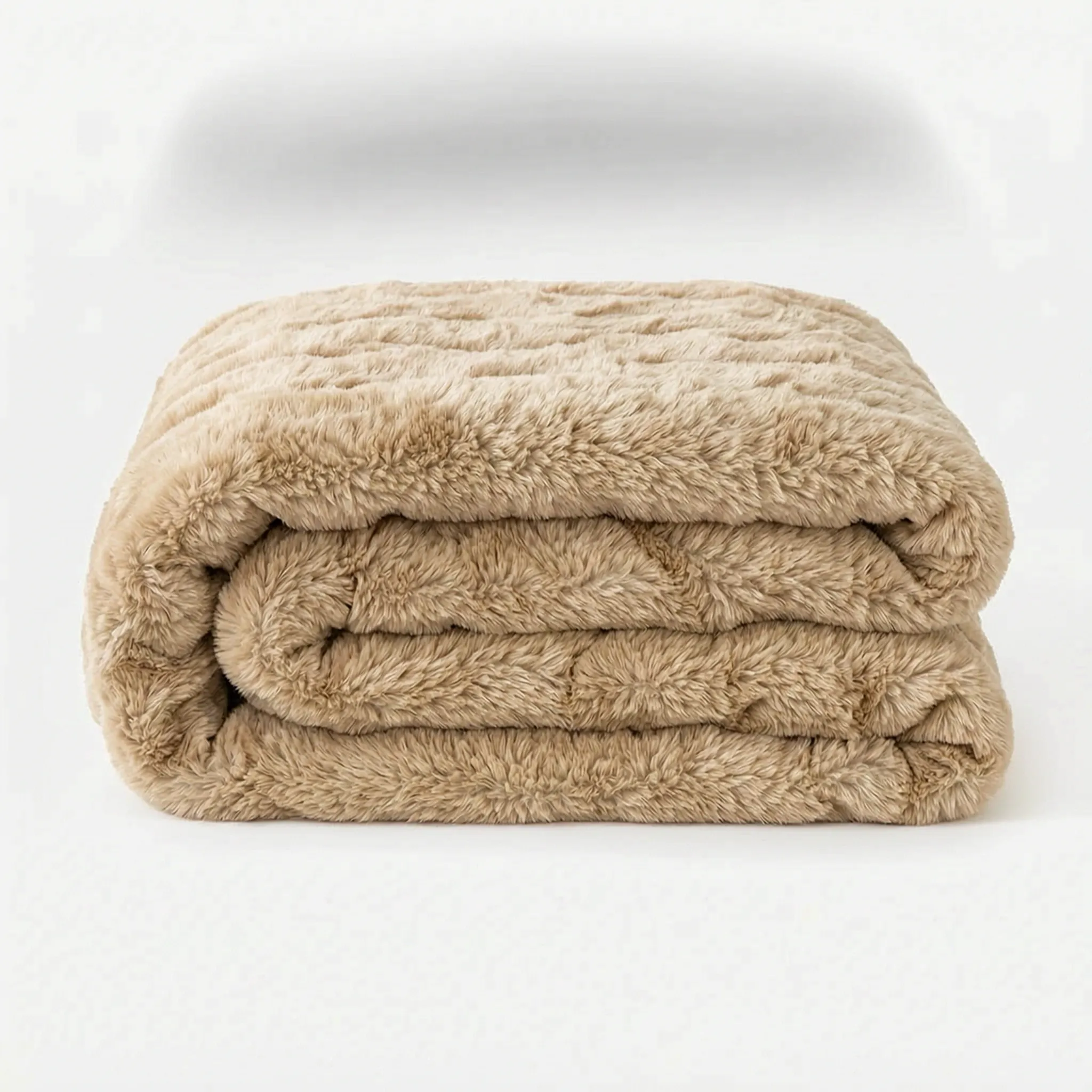 Plushira - Double-Layered Textured Throw Blanket